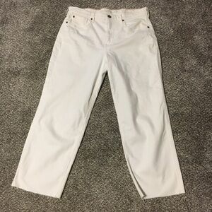Eddie Bauer high-waisted crop jeans